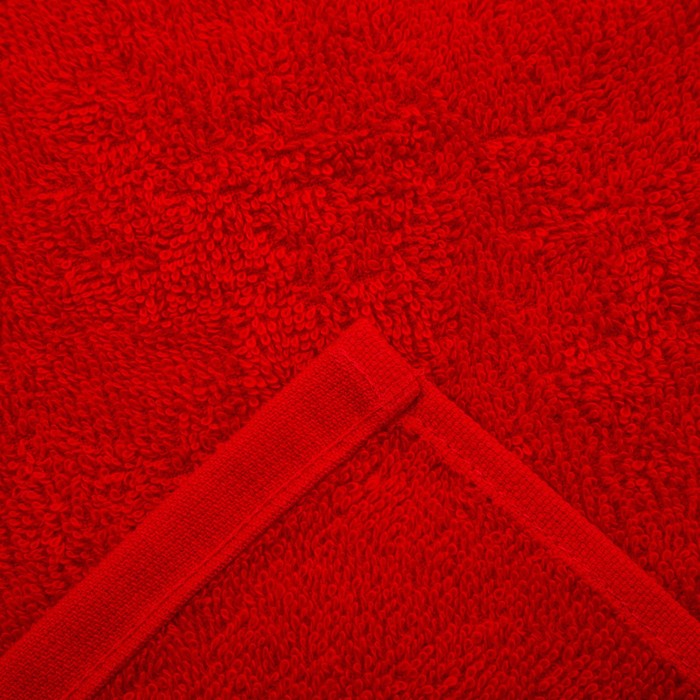 Полотенце махровое "Экономь и Я" 50*90 см бордо, 100% хлопок, 340 г/м2