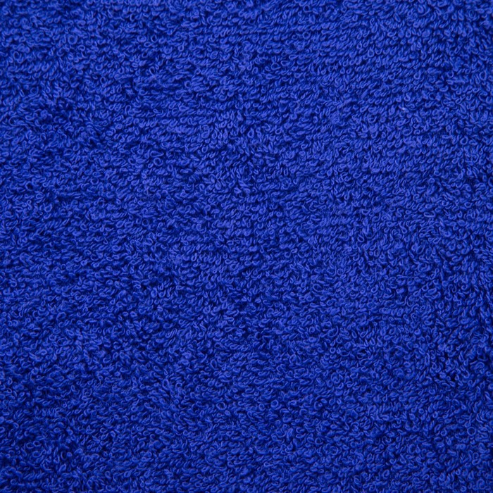 Полотенце махровое "Экономь и Я" 50*90 см синий, 100% хлопок, 340 г/м2