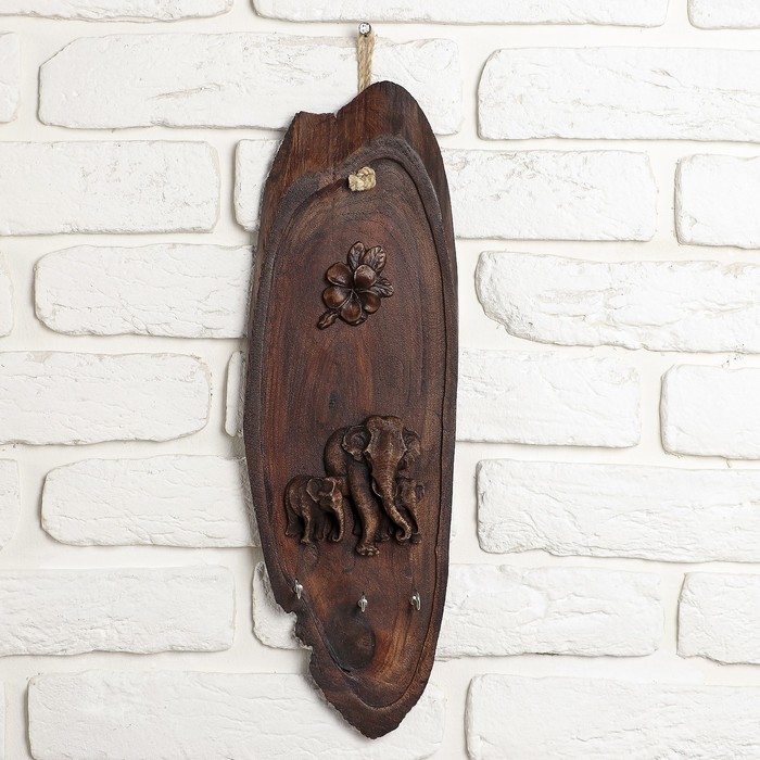 Ключница "Семья слонов"