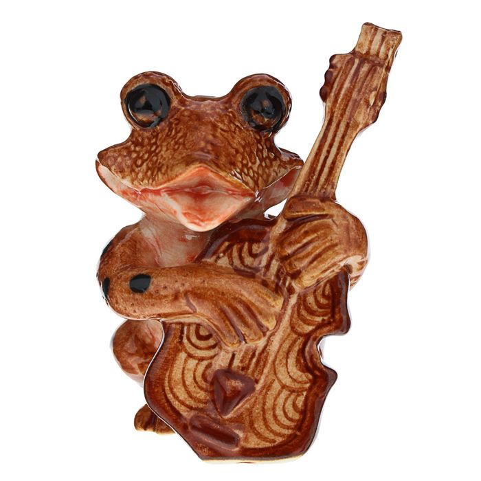 Сувенир "Лягушка с гитарой"