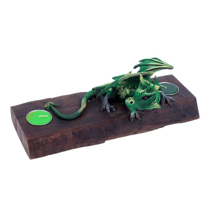 Подсвечник на 2 свечи "Дракон", МИКС