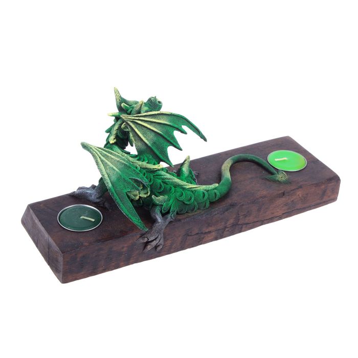 Подсвечник на 2 свечи "Дракон", МИКС
