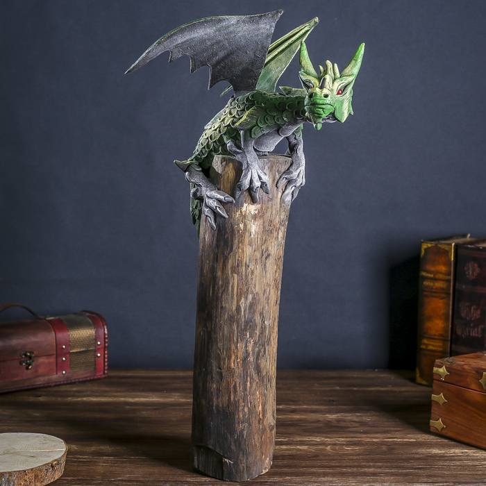 Сувенир "Дракон на коряге", МИКС