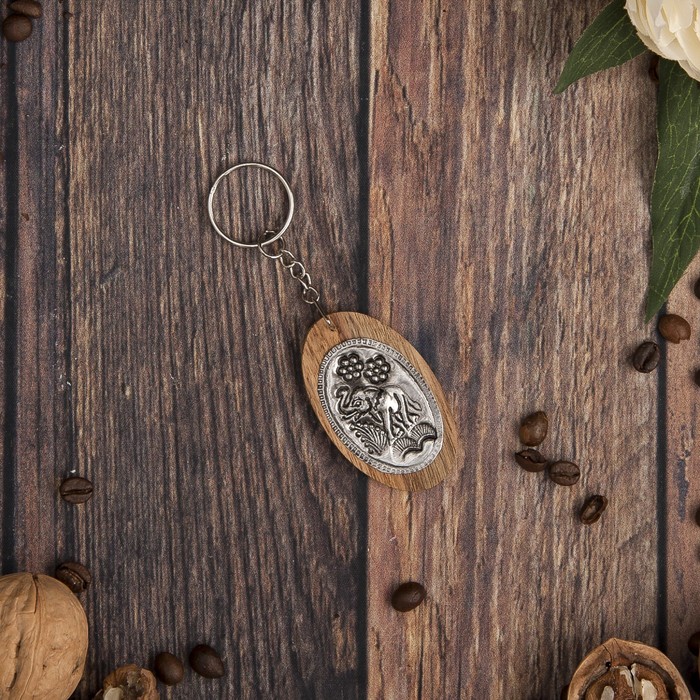 Брелок с гравюрой "Слоник", МИКС