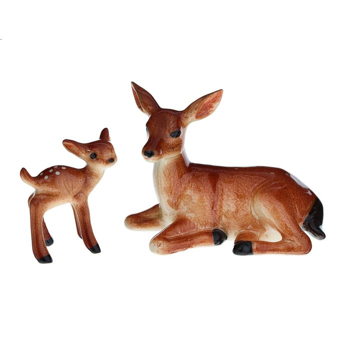 Сувенир "Семья оленей", набор 5 шт.