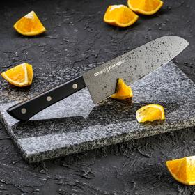 

Нож кухонный Samura SHADOW сантоку, лезвие 17,5 см, с покрытием BLACK-COATING