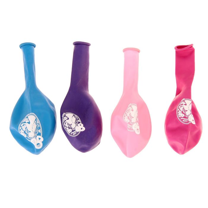 Шар воздушный "С Днем Рождения" Принцессы: Ариель (набор 25 шт) 12 дюйм