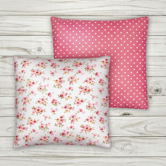 Интерьерные подушки «Цветочная симфония», набор для шитья, 2шт, 26 × 15 × 3 см