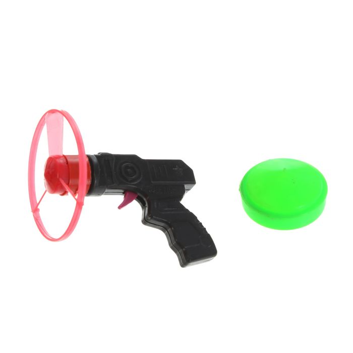 Вертушка "Пистолетик" с волчком, цвета МИКС