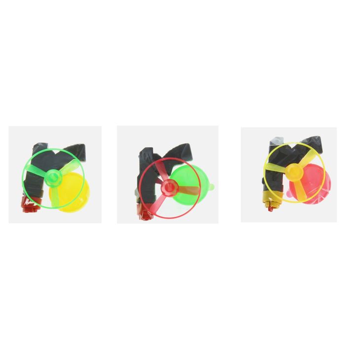 Вертушка "Пистолетик" с волчком, цвета МИКС