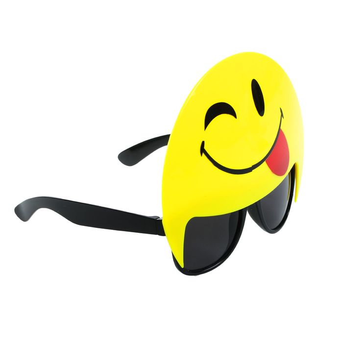 Карнавальные очки "Смайлик" язычок