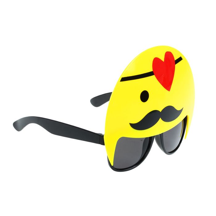Карнавальные очки "Смайлик" с усами