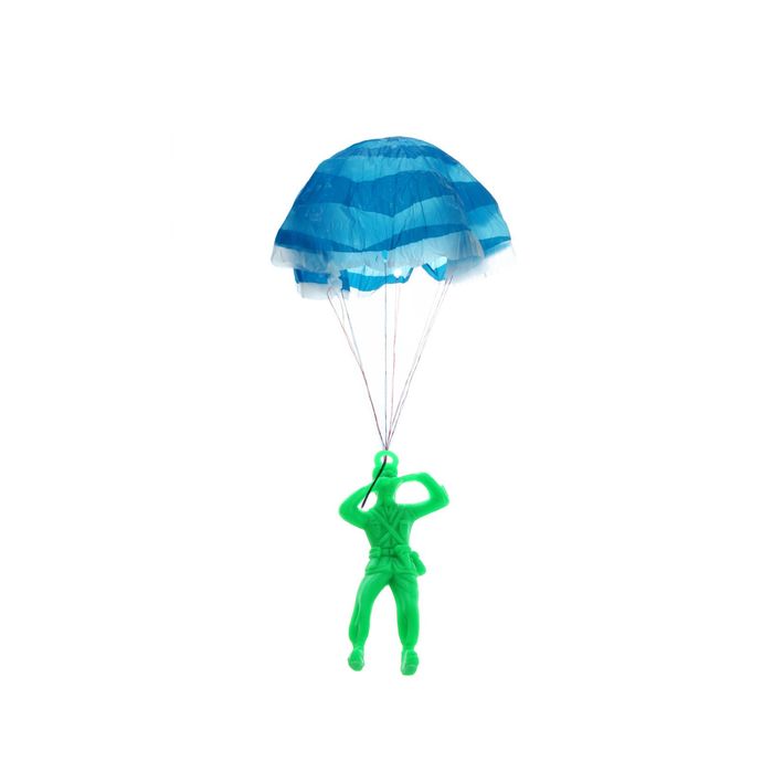 Прикол "Человек" с парашютом, цвета МИКС