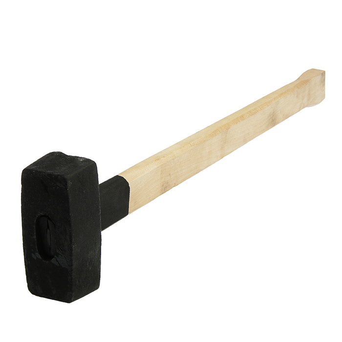 Кувалда литая LOM, 5 кг, деревянная рукоятка