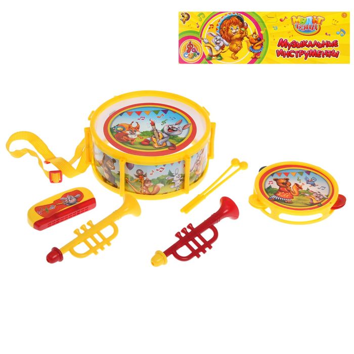 Набор музыкальных инструментов "Мульт Бэнд", 5 предметов