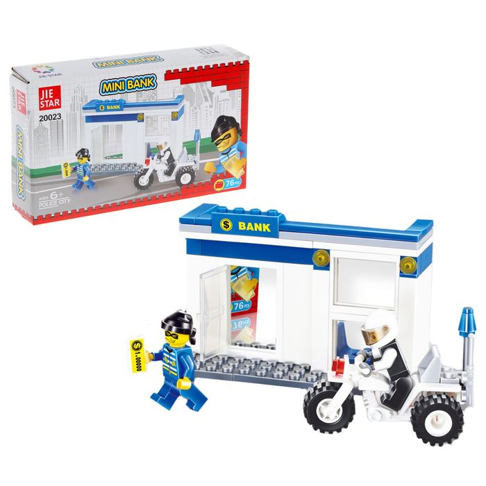 Конструктор «Ограбление банка», 76 деталей