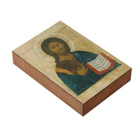 

Икона освящённая Христос Пантократор (открытое Евангелие) 95х140