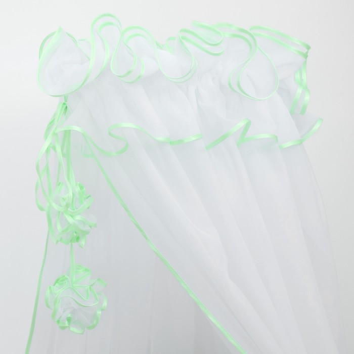 Комплект в кроватку (2 предмета), цвет зелёный микс 29.5