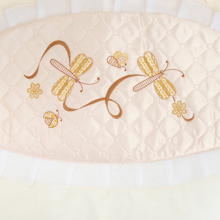 Комплект в кроватку (7 предметов), цвет бежевый 40