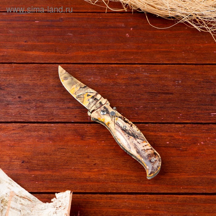 Нож перочинный Орёл лезвие 7,5 см, (фиксатор, кнопка) 17см МИКС нож перочинный круги складной лезвие 6 см