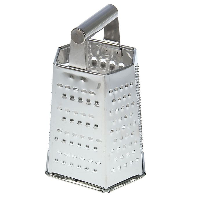 Терка "Металлик" шестигранная 13х13х19 см