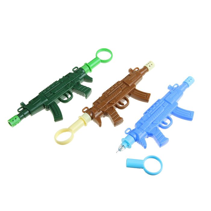 Ручка шариковая-прикол Автомат МИКС (брызгалка)