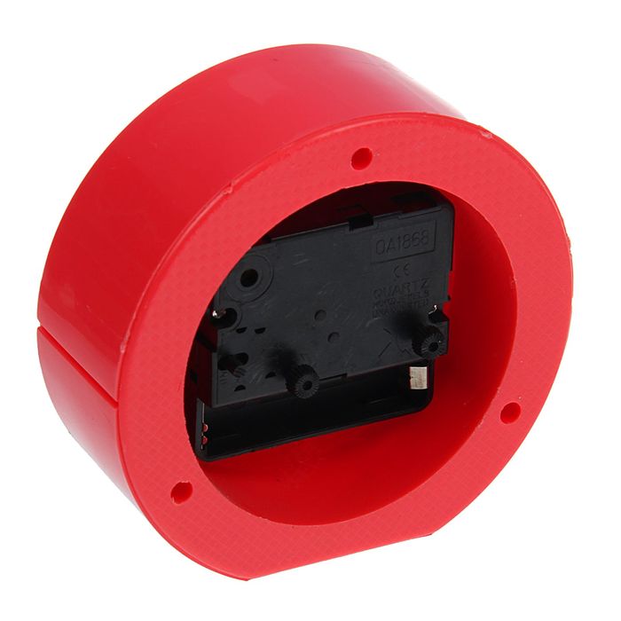 Будильник круг цифры объем, Соты на циферблате микс d=10,5см