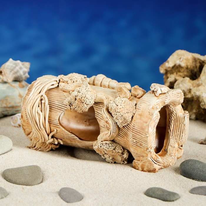 Декорации для аквариума "Труба"