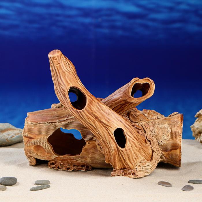 Декорации для аквариума "Коряги с амфорой"