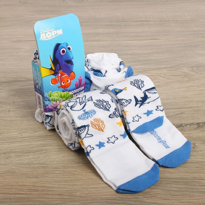 Детские колготки "Подводный мир" в поисках Дори, Дисней, рост 104-110 см, 4-5 лет