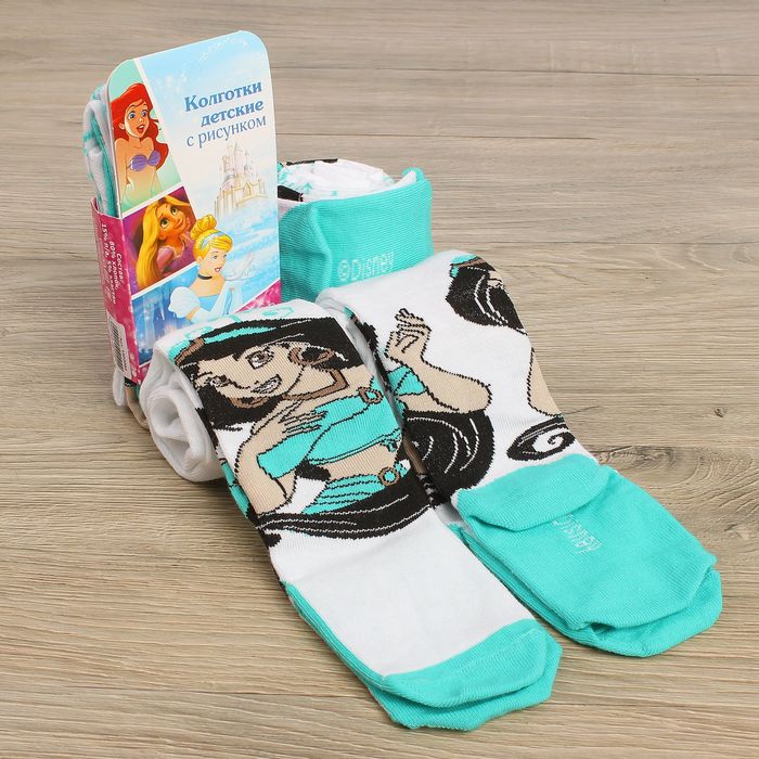 Детские колготки "Жасмин", Принцессы, Дисней рост 92-98 см, 2-3 года