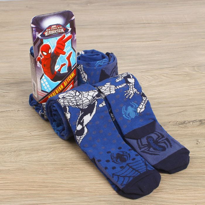 Детские колготки "Герой" Человек Паук, Марвел, рост 104-110 см, 4-5 лет