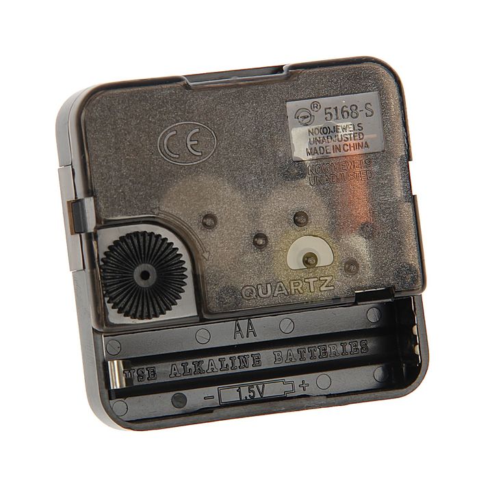 Набор: часовой механизм 5168s с подвесом, резьба 16 мм, тихий ход + комплект стрелок 63/85, золотистые