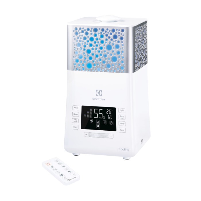 Увлажнитель воздуха Electrolux EHU-3715D, ультразвуковой, 110 Вт, 5 л, 45 м2, белый