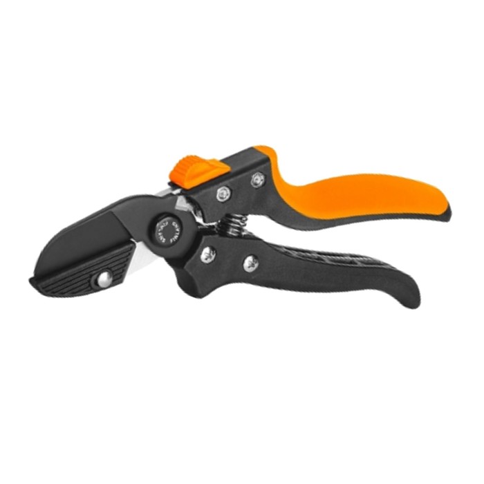 Секатор контактный, 8" (20 см), профессиональный, диаметр реза 26 мм, пластиковые ручки