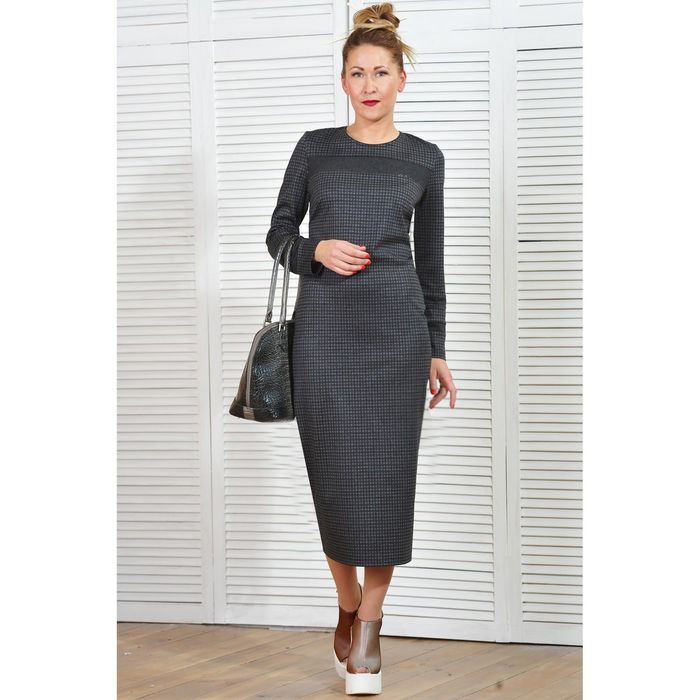 Платье женское 5653, размер 48, рост 164 см, цвет разноцветный