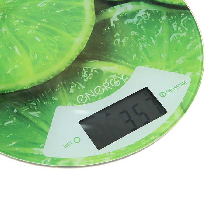 Весы кухонные электронные ENERGY EN-403, до 5 кг, автоотключение, "лайм"
