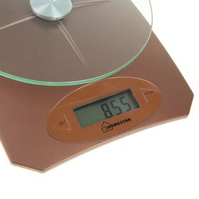 Весы кухонные HOMESTAR HS-3002, электронные, до 5 кг, коричневые от Сима-ленд
