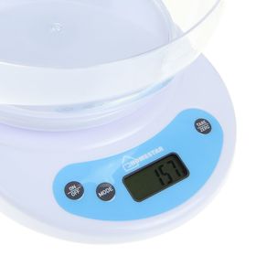Весы кухонные HOMESTAR HS-3001, электронные, до 5 кг, белые от Сима-ленд