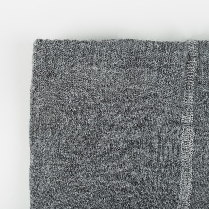 Легинсы детские шерстяные плюшевые ЭЛ88, цвет тёмно-серый, рост 92-98