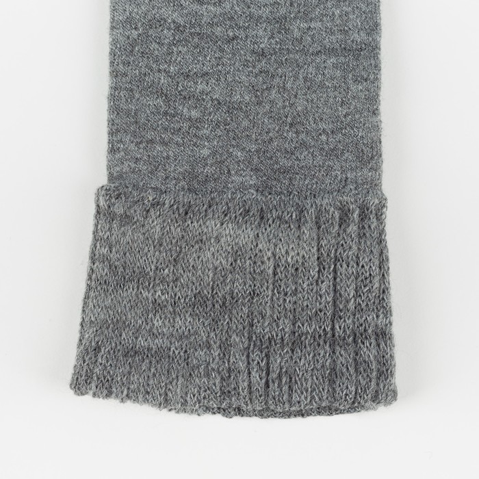 Легинсы детские шерстяные плюшевые ЭЛ88, цвет тёмно-серый, рост 98-104