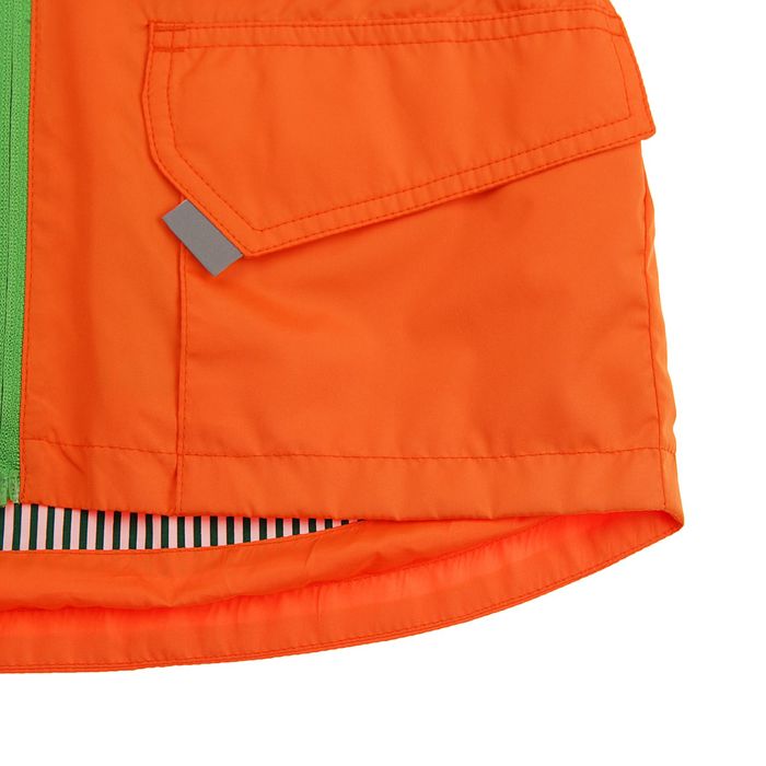 Ветровка для мальчика "Кевин", рост 110 см, цвет оранжевый 11-140
