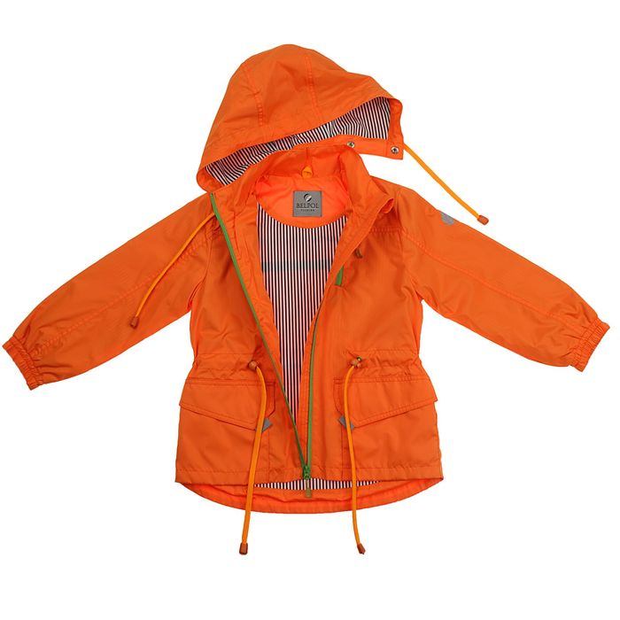 Ветровка для мальчика "Кевин", рост 128 см, цвет оранжевый 11-140