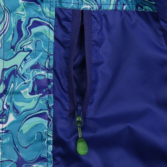 Ветровка для мальчика "Джордж", рост 110 см, цвет синий, принт голубой 11-132