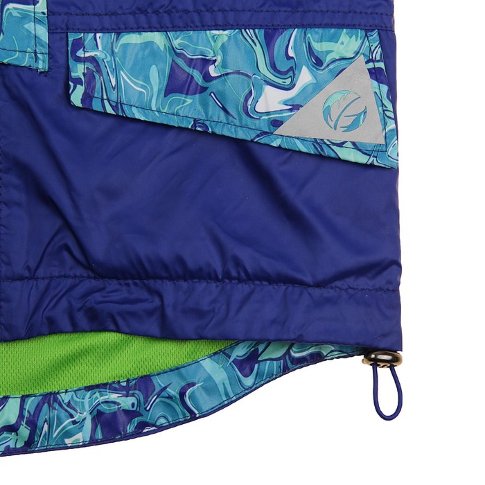 Ветровка для мальчика "Джордж", рост 128 см, цвет синий, принт голубой 11-132