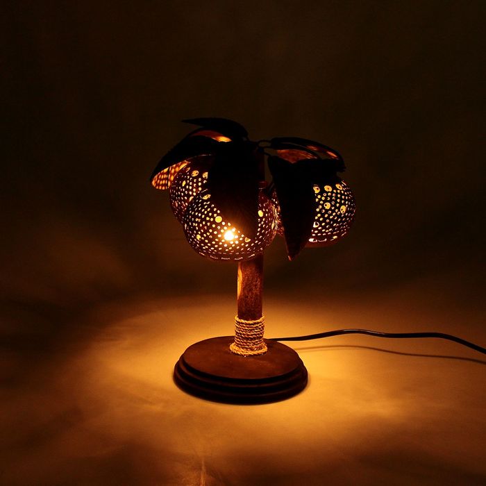 Светильник "Пальма с кокосами", 220V Е12