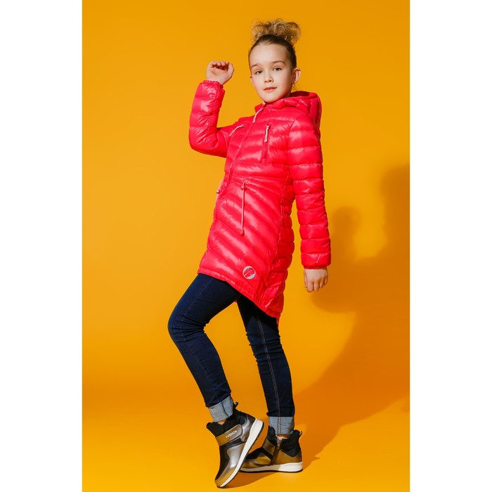 Куртка-парка для девочки "Каролина", рост 146 см, цвет розовый 21-151/3