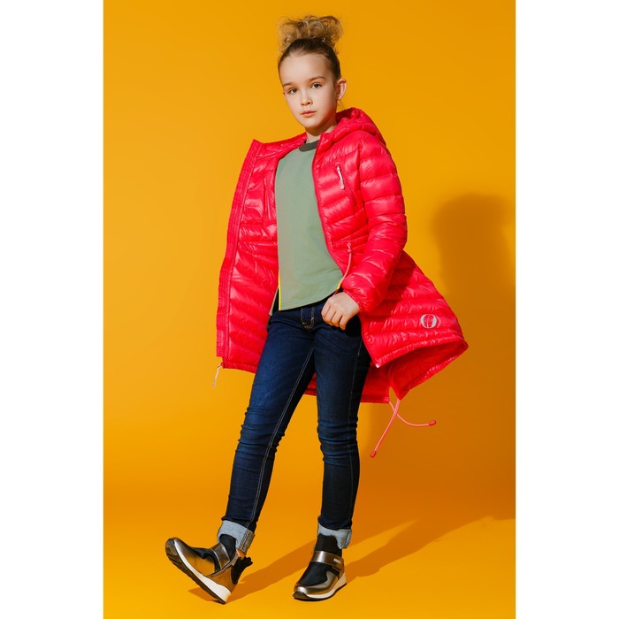 Куртка-парка для девочки "Каролина", рост 146 см, цвет розовый 21-151/3