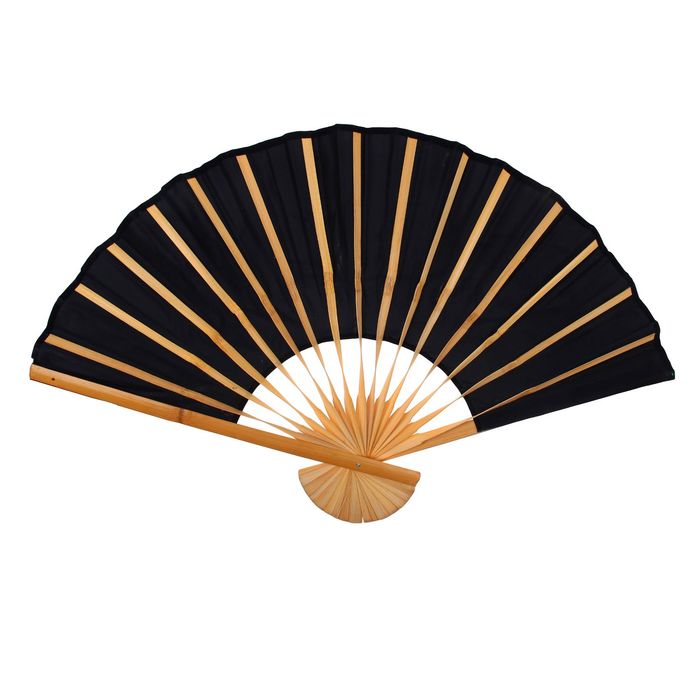 Веер с блестками "Таинственная деревня", h=60 см