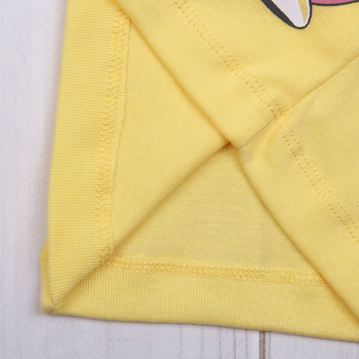 Майка для девочки, рост 92 см (52), цвет жёлтый